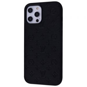 Чехол TPU+PC Louis Vuitton Case для Iphone 12 / 12 Pro – Black