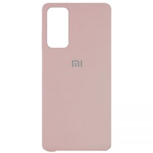 Оригинальный чехол Silicone Case с микрофиброй для Xiaomi Mi 10T / Mi 10T Pro – Розовый / Pink Sand