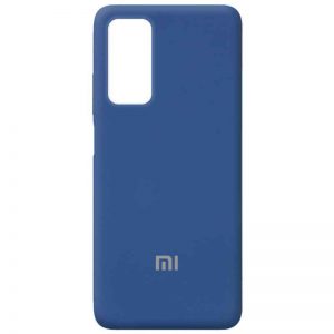 Оригинальный чехол Silicone Cover 360 с микрофиброй для Xiaomi Mi 10T / Mi 10T Pro – Синий / Navy Blue