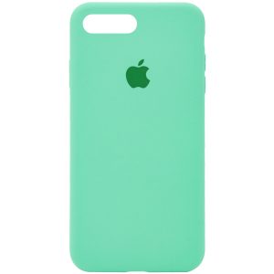 Оригинальный чехол Silicone Case 360 с микрофиброй для Iphone 7 Plus / 8 Plus – Зеленый / Spearmint