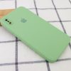 Чохол Silicone Case Square для Iphone X / XS М’ятний / Mint 88960