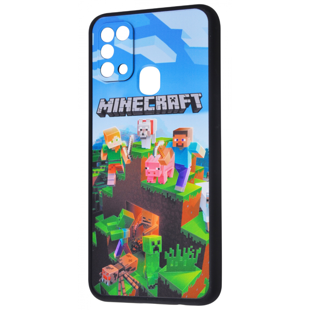 Чехол TPU+PC Game Heroes Case для Samsung Galaxy M31 – Minecraft | Заказуй  Купити чохол і захисне скло для телефону