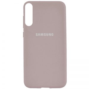Оригинальный чехол Silicone Cover 360 с микрофиброй для Samsung Galaxy A50 2019 (A505) / A30s 2019 (A307) – Серый / Lavender