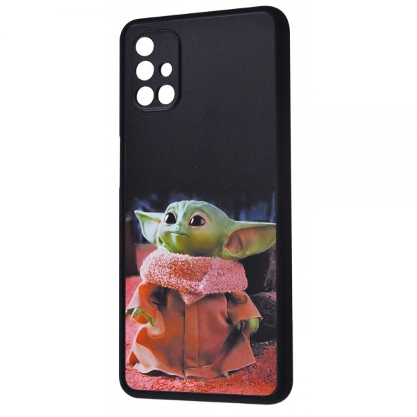 Чехол TPU+PC Game Heroes Case для Samsung Galaxy M51 – Yoda