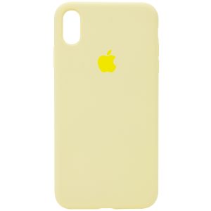 Оригинальный чехол Silicone Case 360 с микрофиброй для Iphone XR – Желтый / Mellow Yellow