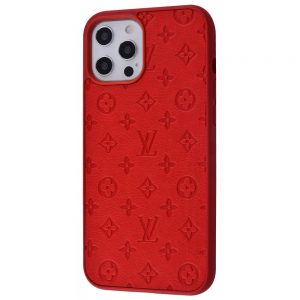 Чехол TPU+PC Louis Vuitton Case для Iphone 12 Pro Max – Red