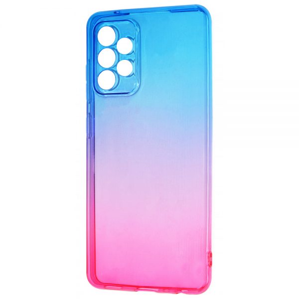 Чехол TPU Gradient Design для Samsung Galaxy A72 – Blue / pink