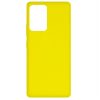 Чохол Silicone Cover NoLogo A Full для Samsung Galaxy A52 / A52s Жовтий / Flash