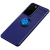 Cиликоновый чехол Deen ColorRing c креплением под магнитный держатель для Samsung Galaxy S21 Ultra – Синий