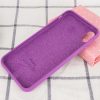 Оригинальный чехол Silicone Case 360 с микрофиброй для Iphone X / XS – Фиолетовый / Grape 88719