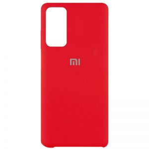 Оригинальный чехол Silicone Case с микрофиброй для Xiaomi Mi 10T / Mi 10T Pro – Красный / Red