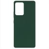 Чохол Silicone Cover NoLogo A Full для Samsung Galaxy A72 Зелений / Dark green