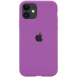 Оригинальный чехол Silicone Cover 360 с микрофиброй для Iphone 11 – Фиолетовый / Grape