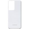 Оригинальный чехол Silicone Case с микрофиброй для Samsung Galaxy S21 Ultra – Белый / White