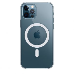 Чехол MagSafe для для Iphone 12 Pro Max  —  Прозрачный