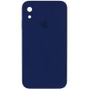 Чохол Silicone Case Square для Iphone XR Темно-синій / Midnight blue