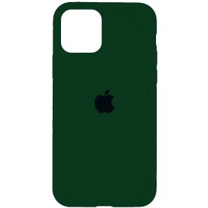 Оригинальный чехол Silicone Cover 360 с микрофиброй для Iphone 11 – Зеленый / Forest green