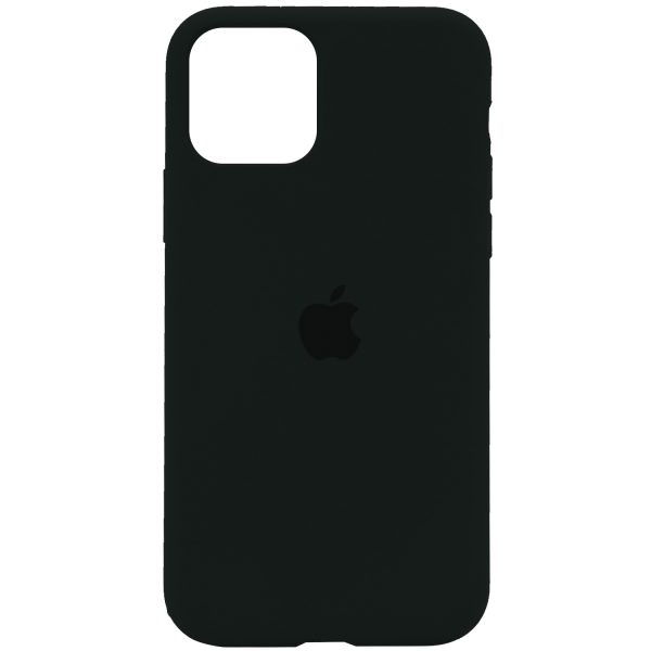 Оригинальный чехол Silicone Cover 360 с микрофиброй для Iphone 11 Pro – Зеленый / Black Green