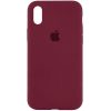 Чохол Silicone Case 360 для Iphone X / XS Бордовий / Plum