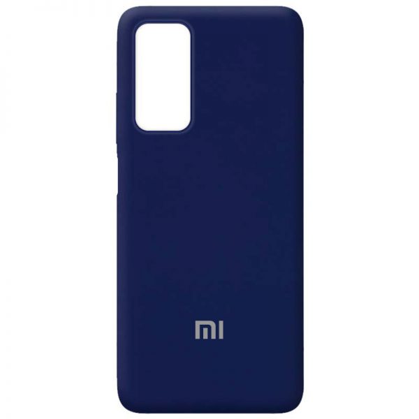 Оригинальный чехол Silicone Cover 360 с микрофиброй для Xiaomi Mi 10T / Mi 10T Pro – Темно-синий / Midnight blue