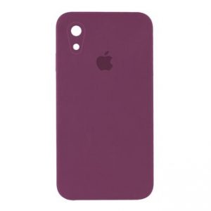 Оригинальный чехол Silicone Cover 360 Square с защитой камеры для Iphone XR – Бордовый / Maroon