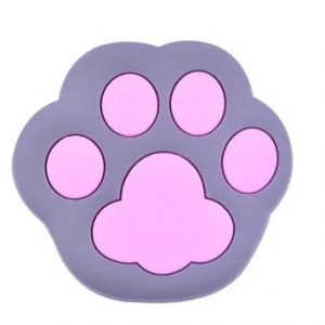 Держатель для телефона Cartoon Soft Series – Cat foot gray