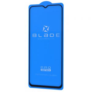 Защитное стекло 3D (5D) Blade Glass Full Glue на весь экран для на весь экран для Samsung Galaxy A12 / M12 / A02 / A02s / A03s – Black