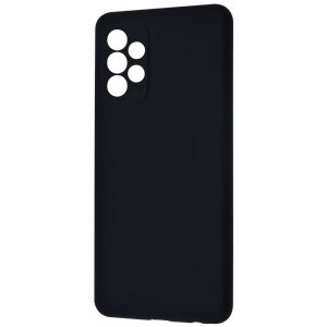 Чехол Silicone Case WAVE Full с микрофиброй для Samsung Galaxy A32 – Black