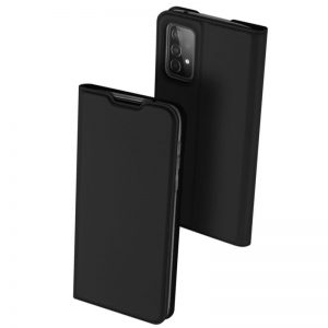 Чехол-книжка Dux Ducis с карманом для Samsung Galaxy A72 – Черный