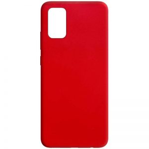 Матовый силиконовый TPU чехол для Samsung Galaxy A02s / M02s – Красный