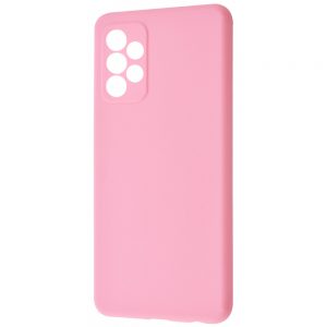Чехол Silicone Case WAVE Full с микрофиброй для Samsung Galaxy A32 – Light pink