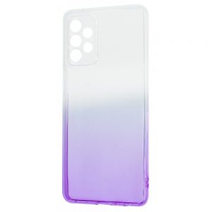 Чехол TPU Gradient Design для Samsung Galaxy A72 – White / purple