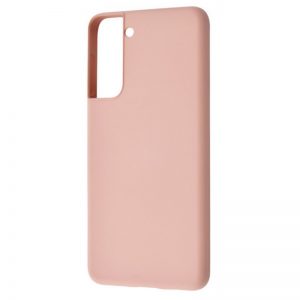 Чехол WAVE Colorful Case с микрофиброй для Samsung Galaxy S21 – Pink sand