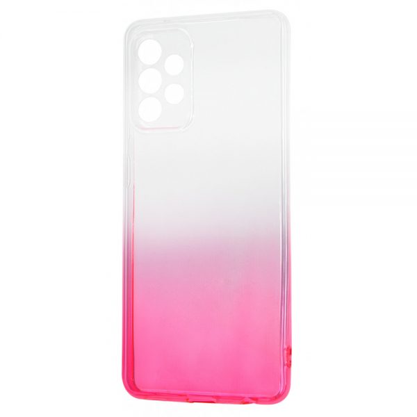Чехол TPU Gradient Design для Samsung Galaxy A72 – White / pink