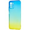 Чохол Gradient для Xiaomi Redmi Note 10 / Note 10s / Poco M5s Blue / yellow