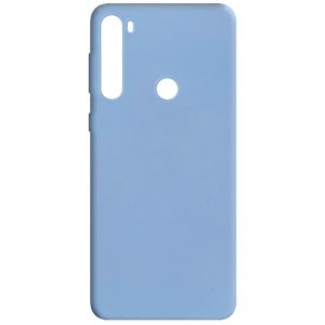 Матовый силиконовый TPU чехол для Xiaomi Redmi Note 8 – Голубой / Lilac Blue