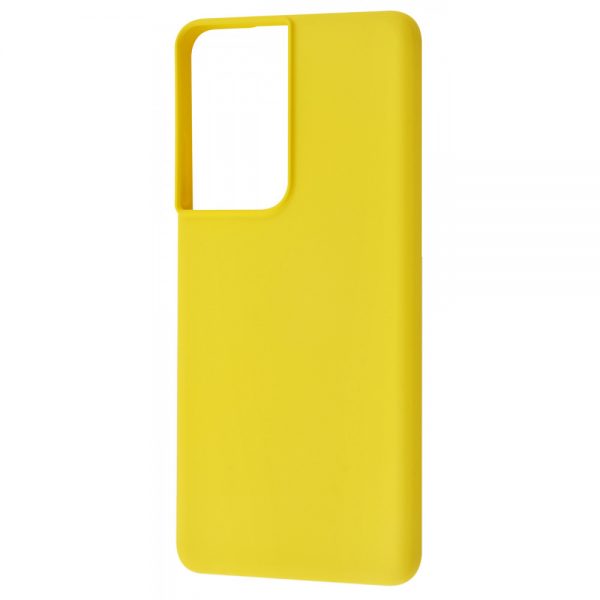 Чохол WAVE Colorful з мікрофиброю для Samsung Galaxy S21 Ultra Yellow