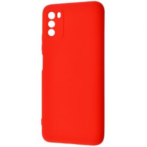 Чехол WAVE Colorful Case с микрофиброй для Xiaomi Poco M3 – Red