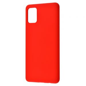 Чехол WAVE Colorful Case с микрофиброй для Samsung Galaxy A71 – Red