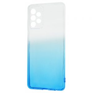 Чехол TPU Gradient Design для Samsung Galaxy A72 – White / blue