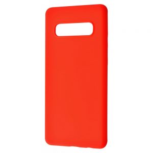 Чехол WAVE Colorful Case с микрофиброй для Samsung Galaxy S10 Plus (G975) – Red