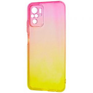 Чехол TPU Gradient Design для Xiaomi Redmi Note 10 / Note 10s / Poco M5s – Pink / yellow