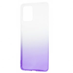 Чехол TPU Gradient Design для Xiaomi Redmi Note 10 / Note 10s / Poco M5s – White / purple