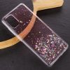 Cиликоновый чехол с блестками Shine Glitter для Samsung Galaxy A31 – Прозрачный / Розовый 92788
