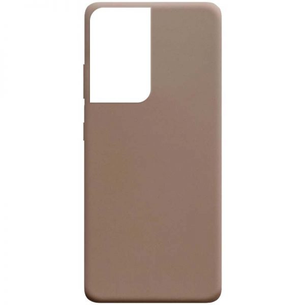 Чохол Matte для Samsung Galaxy S21 Ultra Коричневий
