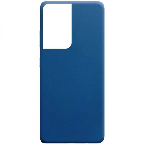 Чохол Matte для Samsung Galaxy S21 Ultra Синій