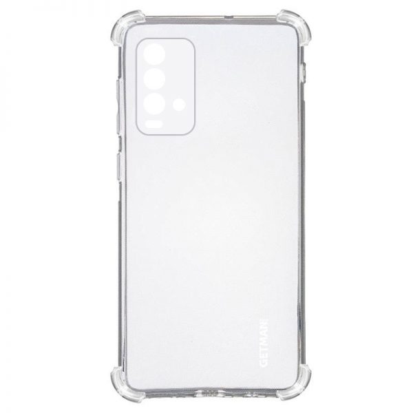 Чехол TPU GETMAN Ease с усиленными углами для Xiaomi Poco M3 / Redmi 9T – Clear