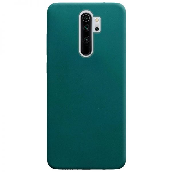Матовый силиконовый TPU чехол для Xiaomi Redmi Note 8 Pro – Зеленый / Forest green