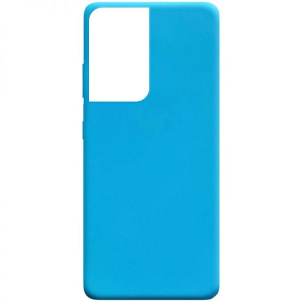 Чохол Matte для Samsung Galaxy S21 Ultra Блакитний