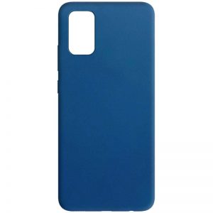 Матовый силиконовый TPU чехол для Samsung Galaxy A02s / M02s – Синий